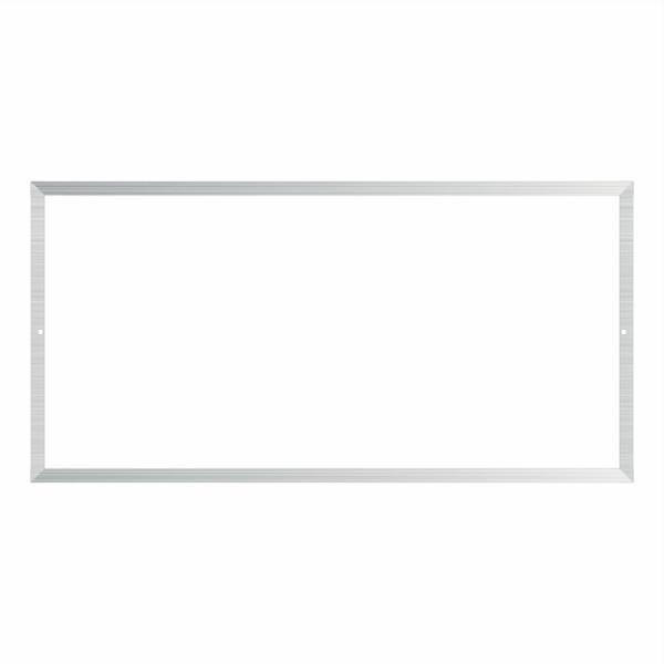 67 Aluminium Sign Frame 190 x 380, a Sleek Design Display, Made from Natural Anodised Aluminium, Perfect for Indoor and Sheltered Outdoor Use, with a Brushed Aluminium Surface and Secure Mounting Hardware for a Professional Look.