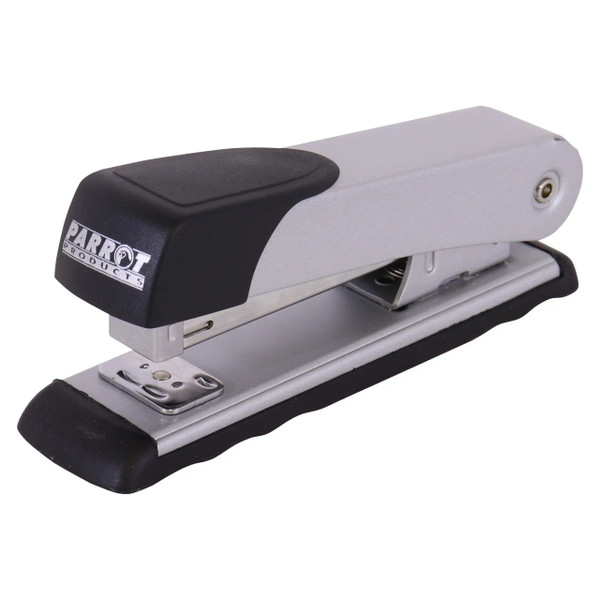 67 Brand Desktop Steel Stapler, Silver and Black, Medium Size, Loads 105 Staples, Staples 20 Pages, High-Quality Office and Home Use Stapler with Durable Steel Construction.