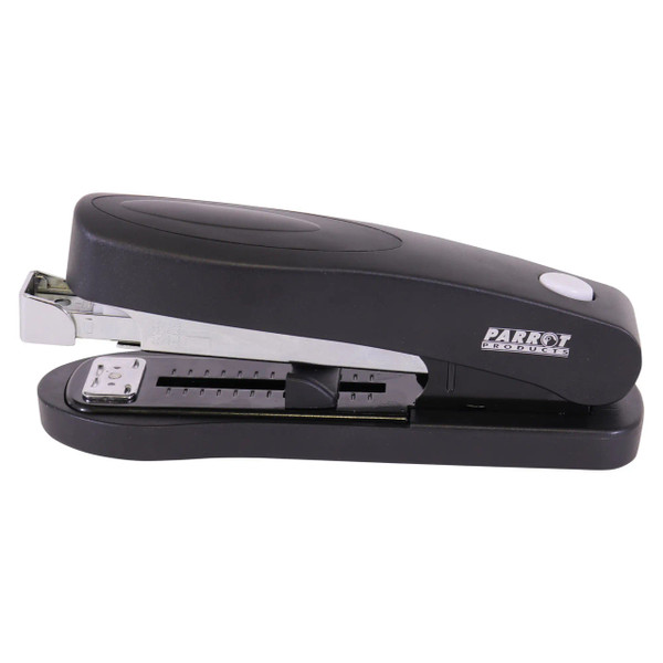 Front Load Stapler 105*(23 - 24 - 26/6 and 8) Black 50 Pages ST3032B, Black Heavy-Duty Stapler with a Metallic Base and Adjustable Anvil for Stapling up to 50 Pages.