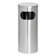 Stainless Steel Standing Ashtray Litter Bin Solid Closed Lid