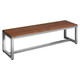 Bench with Stainless Steel Frame: Marine Ply Seat Bench with Stainless Steel Frame: Marine Ply Seat
