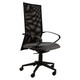Canary High-back Office Chair Sac-HCH-Can, Black Ergonomic Office Chair with High Mesh Backrest and Adjustable Features.
