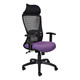 Zhavia Mesh High-back Office Chair with Y400 Adjustable Arm Front Side View | Office Chairs | Office Stock