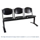 Three - Seater Free Standing Polyurethane Auditorium Seating Unit