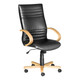 Holly Wooden High-back Office Chair