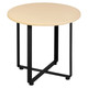 Chris Laptop Table Round Leather Top