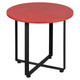 Chris Laptop Table Round Leather Top