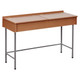 Double Boxed School Desk in SupaWood 1200 mm Wide, versatile educational furniture with two spacious compartments, sturdy metal legs, and a wooden tabletop designed for student use.