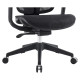 JOI High-Back Body Balance Office Chair in Black Colour Fabric Base SKU JOI-HBC-CH12000BLACK