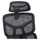 JOI High-Back Body Balance Office Chair in Black Colour Fabric Headrest SKU JOI-HBC-CH12000BLACK