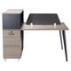 1400 mm Two-Way Workstation with Modern Design