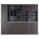 2400 mm Dark Oak Executive Wall Unit