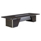 Product 3600 mm Rectangular Boardroom Table FOF RBT-M507, modern dark wood finish conference table with sleek design and metallic accents.