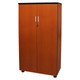Wooden Door Cabinet with Three Shelves