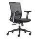 Galaxy G7 Mesh Medium-back Office Chair by Office Stock South Africa, a Height Adjustable Chair with Black Mesh Back, Nylon Frame, and Five-Star Base with Wheels, Providing Lumbar Support and Comfort for All-Day Seating.