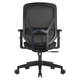 Black Mesh Office Chair, Pluto Mesh Medium-back by Office Stock South Africa, Featuring a Breathable Chair Design with Sleek Black Mesh, Sturdy Base, and Adjustable Armrests, Perfect for Modern Workspaces.