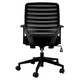 Neptune Task Office Chair Isc-Och-Nep, Black Ergonomic Office Chair with Mesh Backrest and Adjustable Height and Tilt Features for Comfortable Seating.