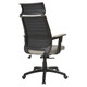 Wallstreet High-back Office Chair, ergonomic black office chair with mesh backrest, adjustable armrests, and cushioned seat suitable for executive or home office use.