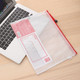 Mesh - reinforced PVC design Zip Bag A4