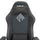 Gametech - Shadow Knight Genuine Leather Black Gaming Chair
