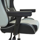 Gametech - Spider Grey Leather Gaming Chair with Massaging Cushion