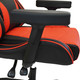 Gametech - Spider Red Leather Gaming Chair with Massaging Cushion