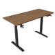 Gametech Height Adjustable Electronic Standing Desk (1200 x 600 x 720-1170) - (Walnut) GAM017
