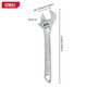 10" Chrome Plated Adjustable Spanner - Silver