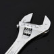 10" Chrome Plated Adjustable Spanner - Silver