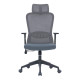 Grey Mesh High-back Office Chair with Black Frame, by 67, Featuring Ergonomic Design and Adjustable Features, Ideal for Online Chair Shopping South Africa, Showcasing Comfortable and Stylish Seating Solution with Durable Mesh Material and Sturdy Base.