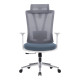C4006 Black Mesh with Chrome Frame High-Back Office Chair