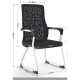 C4018B Black Mesh with Chrome Frame Visitor Office Chair