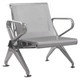 New Chrome Deluxe One Seater Airport Bench