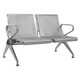 New Chrome Deluxe Two-seater Airport Bench