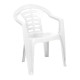 Urban White Indoor & Outdoor Dining Chair