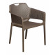 Luxe Cappuccino Indoor & Outdorr Dining Chair