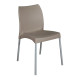 Easyseat Cappuccino Armless Indoor & Outdoor Dining Chair