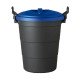 Street Smart 75L Dust Bin - Blue Lid