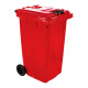 AllWeather Wheelie 240L Red Bin