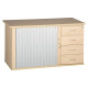 Sorted Pedenza Roller Door, 4 Drawer in Maple Melawood