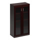 Volante Glass Hinge Door Stationary Cabinet