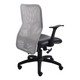 Lisa Mesh Medium-back Office Chair by Office Stock South Africa, Featuring a Breathable Mesh Back and Supportive Black Seat on a Durable Black Base with Wheels, Ideal for Durable Office Seating Solutions.