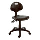 Bum Industrial Typist Chair RCP-DCH-BPT, ergonomic office chair with a padded seat and backrest, adjustable height, and rolling casters for mobility.