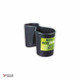 Eco Desk Pencil Cup RXLS-160215, Black Plastic Desk Organiser with a Built-in Pen and Pencil Holder.
