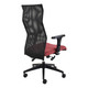 Exodus High-back Office Chair with Y800 Adjustable Three Positional Arm Rear Side View | Office Chairs | Office Stock