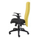 Iris High-back Chair COF-HCH-IC6, ergonomic office chair with a yellow high-back seat and black armrests, designed for comfort and support.