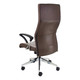 Genesis High-back Office Chair with Y600 Chromed Arm Rear Side View | Office Chairs | Office Stock