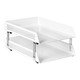 Perforated Steel Two-Tier Letter Tray