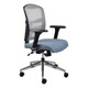 Que Mesh Medium-back Office Chair with Y800 Adjustable Three Positional Arm Front Side Chair | Office Chairs | Office Stock