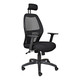 Xenon Mesh High-back Office Chair with Y400 Adjustable Arm Front Side View | Office Chairs | Office Stock